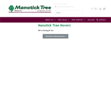 Tablet Screenshot of manoticktree.com